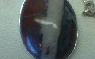 Hopea kivi-riipus panssariketjulla, hopea 830-925