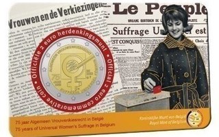 Belgia 2023 2 euro CC Äänioikeus coincard