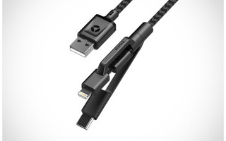 NOMAD Micro-USB/Lightning/USB-C/A Universal -kaapeli, 1,5 m