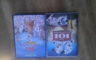 101 Dalmatialaista ja  2 Pikku kikero Lontoossa 2 dvd