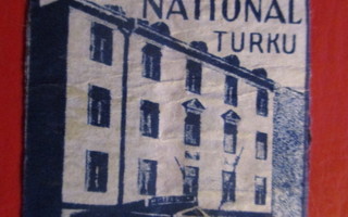 TT ETIKETTI - TURKU HOTELLI RAVINTOLA NATIONAL  H-1155