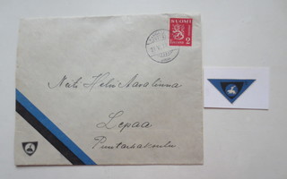 Lapuan Liikkeen merkein kirje v.1938