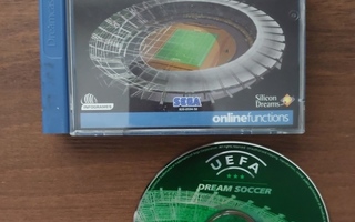 UEFA Dream Soccer Sega Dreamcast peli