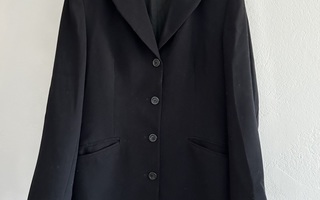 Musta jakku / bleiseri ( P.T.A ) 90-luvulta ( koko 42 )
