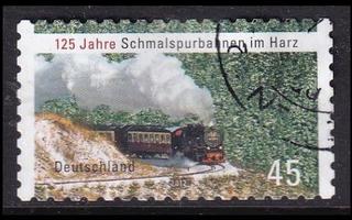 Saksa 2916 o Harzin rautatie 125v tarramerkki (2012)
