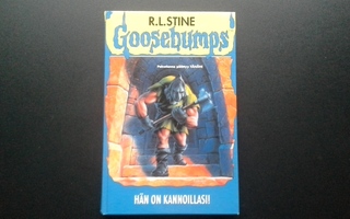Goosebumps - Hän on Kannoillasi kirja 136s (R.L. Stine 2007)