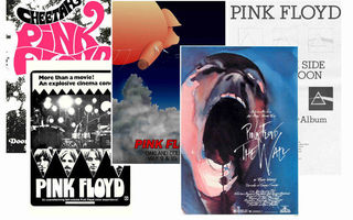 PINK FLOYD -- julistesetti A4 x 5 (mm. UPEA lahja !!!) #1