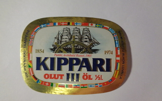 Etiketti - Kippari Olut III, Oy Pyynikki Tampere