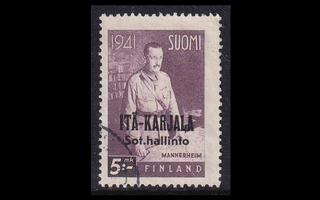 IK_27 o Itä-Karjala Mannerheim 5mk (1942)