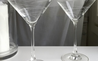 Stockmann martini-lasit (cocktail-lasit) 5 kpl kirkas lasi