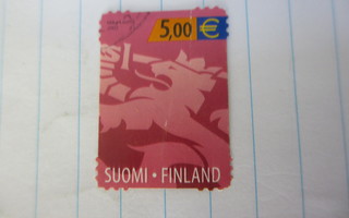 postimerkki suomi.mika launis 2002.leijona 5€.