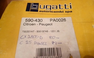 Citroen, Fiat, Peugeot Vesipumppu Bugatti PA0026, 590-430