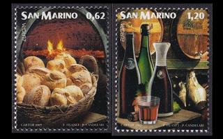 San Marino 2192-3 ** Europa gastronomia (2005)