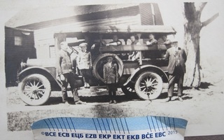 VANHA Valokuva Kiva Kuorma-Auto 1920-l