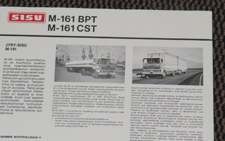 1975 Sisu Jyry-Sisu M-161 BPT CST esite - KUIN UUSI