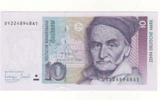 Saksa  10 markkaa 1993