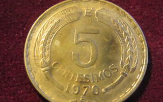 5 centesimos 1970 Chile