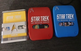 Original Star Trek TV-sarja DVD-boksit 1-3