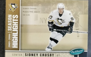 2005-06 Parkhurst Sidney Crosby Penguins RC