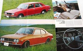 1973 Mazda 616 esite - KUIN UUSI - ISO - 12 sivua