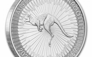 Hopeakolikko Australian Kangaroo 1 unssi (31.1 grammaa)