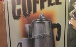 Peltikyltti kahvi.  Fresh Brewed Coffee