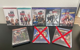 The Big Bang Theory kaudet 1-6 DVD