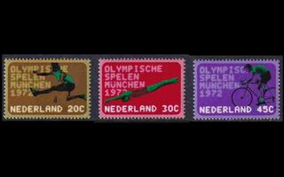 Alankomaat 991-3 ** Olympialaiset München (1972)