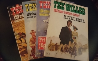 TEX WILLER 5, 6, 7 ja 8 ••1981 (ruotsalaiset)