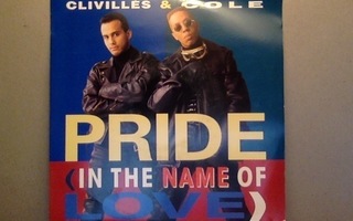 CLIVILLÉS & COLE   ::   PRIDE   ::   VINYYLI   7"    U2-1991