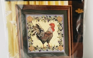 Bucilla Ristipistopakkaus  kukko ( rooster)