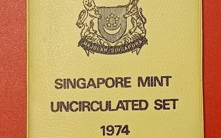 Singapore mint rahasarja 1974 uncirculated