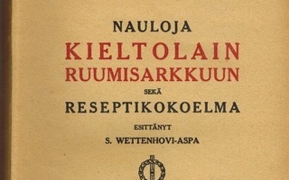 S. Wettenhovi-Aspa: Nauloja kieltolain ruumisarkkuun