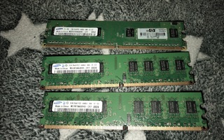Muisti - DDR3/DDR2 - (Useampia kampoja, Katso kuvat.)