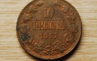 10 Penniä 1917 Nikolai II