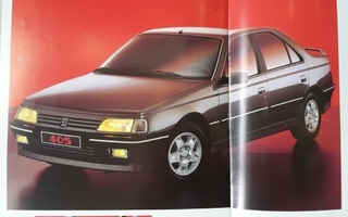 Peugeot 405 -esite, 1989