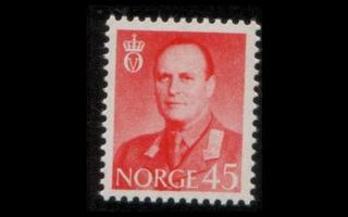 Norja 421 ** Olav V 45 öre (1958)