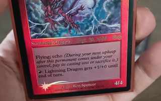 mtg / magic the gathering / Lightning dragon