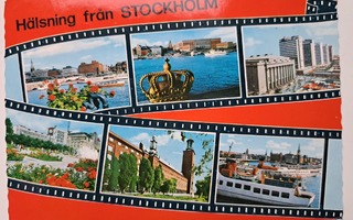 Kulkenut 1975 Tukholma kortti