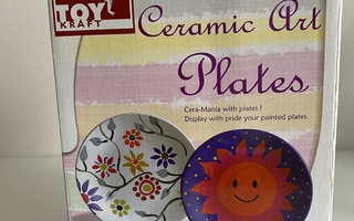 Toy kraft: Ceramic Art Plates setti, uusi
