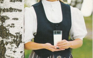 Postikortti, MARIKA KIVIMÄKI, Maitotyttö 1999