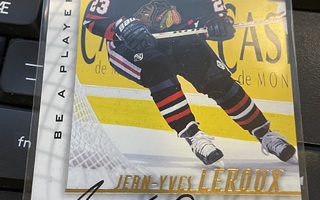 1997-98 Be A Player Autographs #45 Jean-Yves Leroux