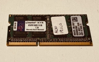 Kingston ddr3 sodimm 8 GB kannettavan ram-muistipiiri