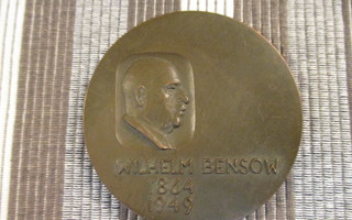 Wilhelm Bensow  mitali 1864-1949 /Kauko Räsänen 1964.