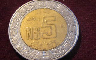 5 pesos 1993 Meksiko