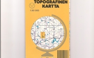 Topografinen kartta 1:50 000 Ala-Nampa