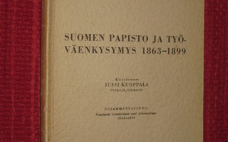 Suomen papisto ja työväenkysymys 1863-1899