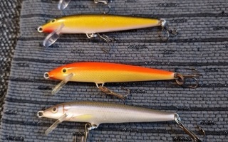 5kpl Rapala F-9 vaappuja