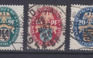 Saksa 1925 LaPe 371-373