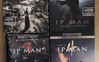 Ip Man 1-4 (4K Ultra HD + Blu-ray) Donnie Yen (UUSI)